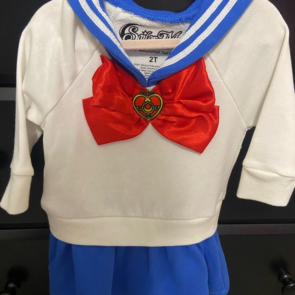 Sailor Moon Kids Costume - Blue, White, and Red - Picture 1 of 4